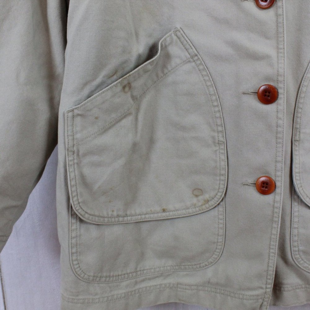 LL BEAN Classic Button Down Barn Jacket Size M - Picture 5 of 12